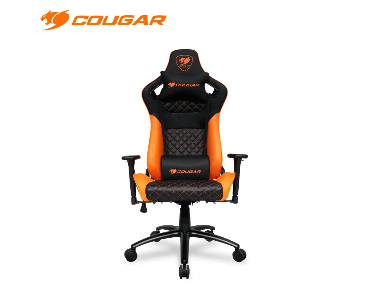 SILLA GAMER COUGAR EXPLORE S, RECLINACIÓN 155º, BLACK/ORANGE - imagen 1