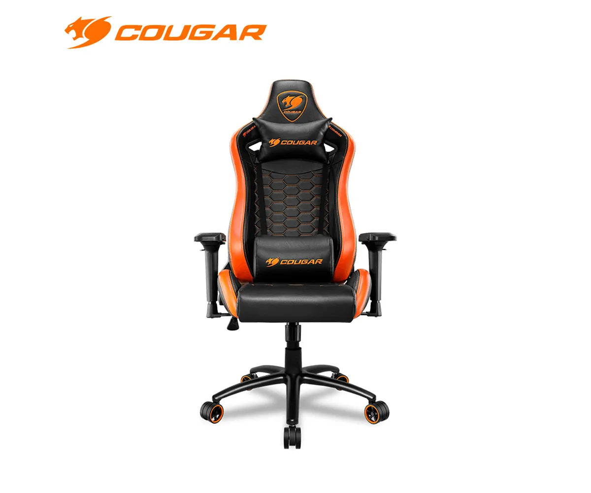 SILLA COUGAR OUTRIDER, GAMING, BLACK/ORANGE - imagen 1
