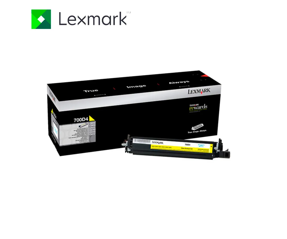DEVELOPER LEXMARK 70C0D40 STANDAR 70X YELLOW - imagen 1