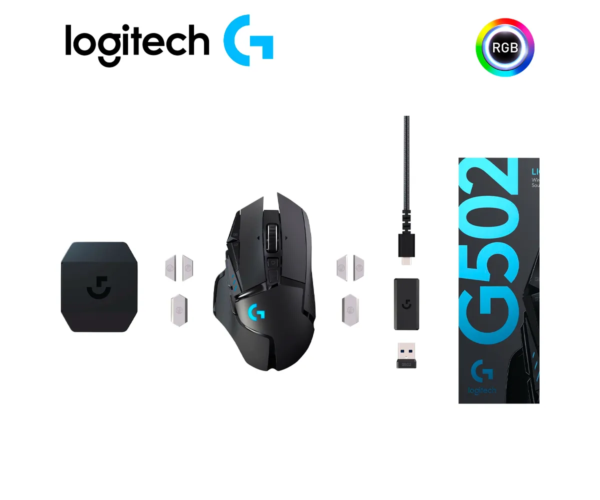 MOUSE GAMING LOGITECH G502 LIGTHSPEED ( 910-005565 ) INALÁMBRICO, NEGRO - imagen 3