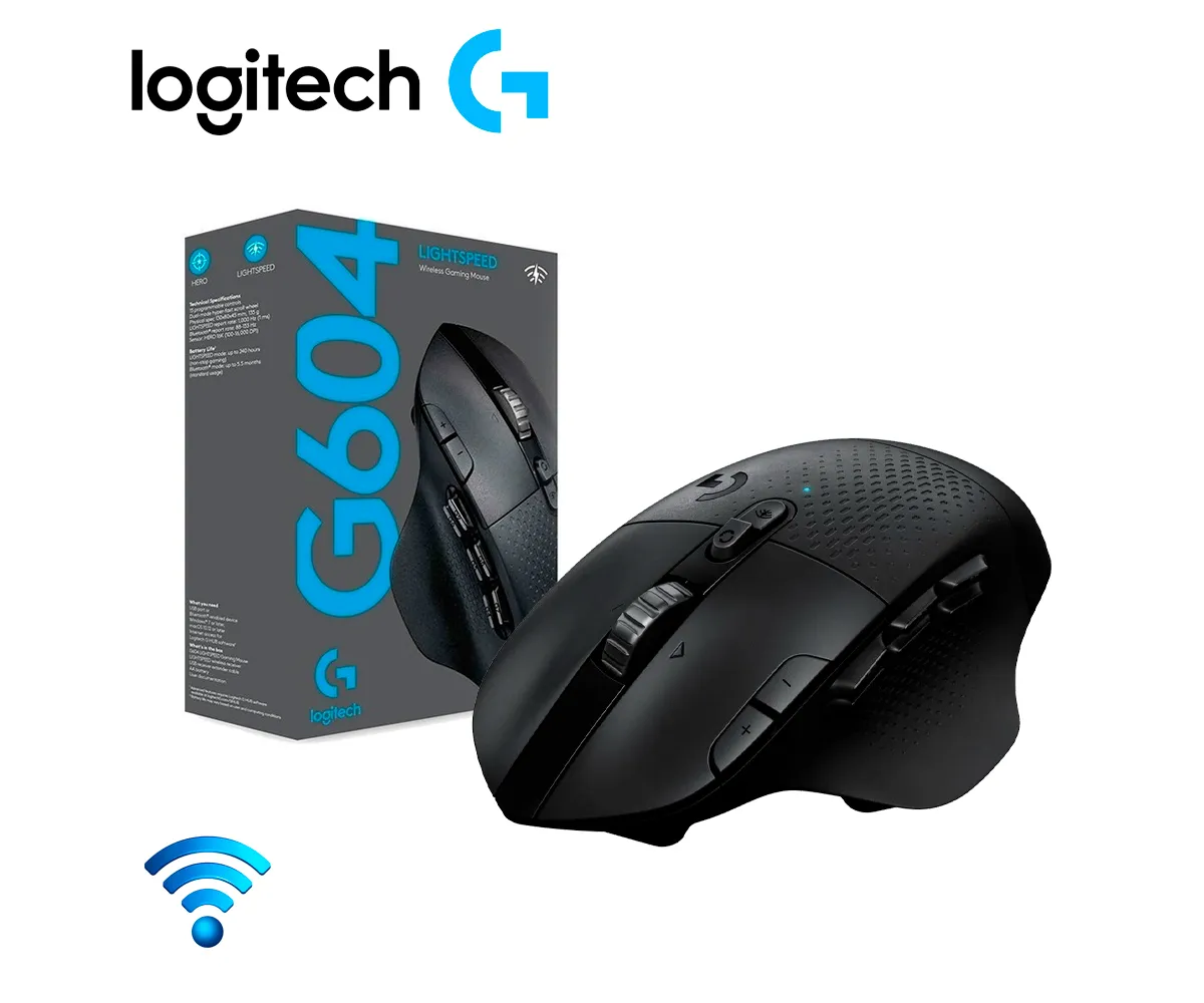 MOUSE GAMING LOGITECH G604 LIGHPEED ( 910-005622 ) INALÁMBRICO, NEGRO - imagen 1