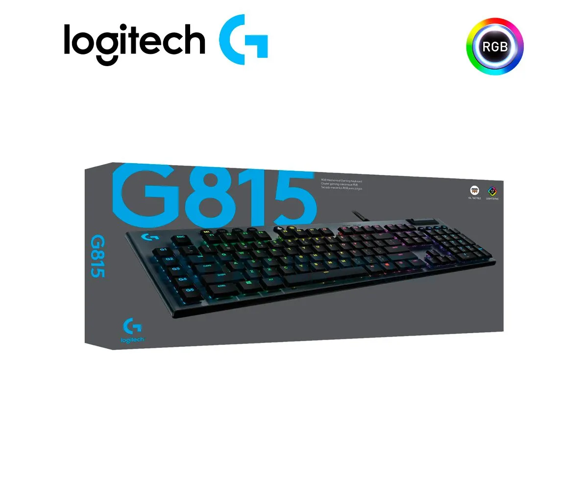 TECLADO LOGITECH G815 ( 920-008984 ) MECANICO, RGB Y LIGHTSYNC - imagen 3