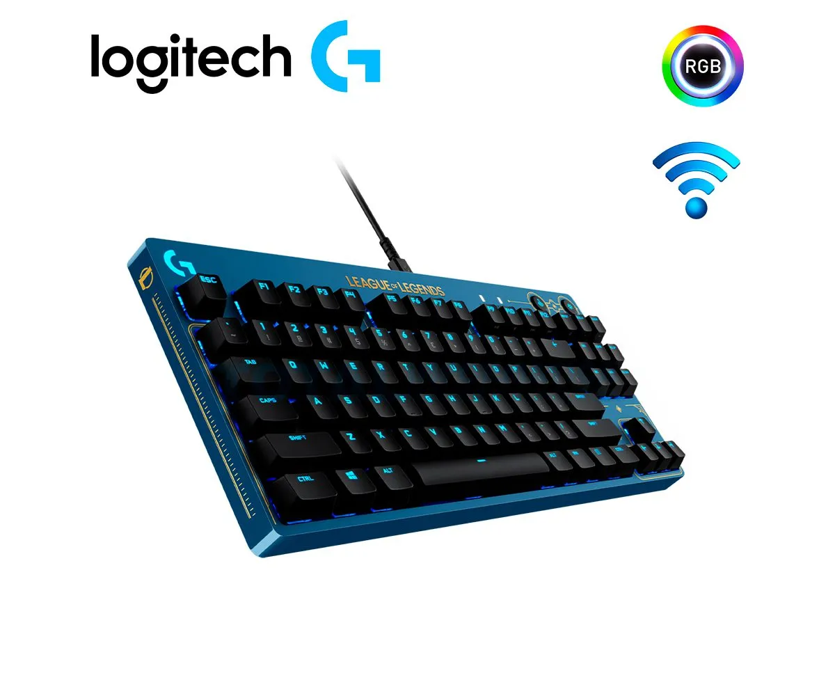 TECLADO GAMING LOGITECH PRO ( 920-010533 ) TECLADO LOL 2 GX MARRÓN, TÁCTIL, RGB - imagen 2