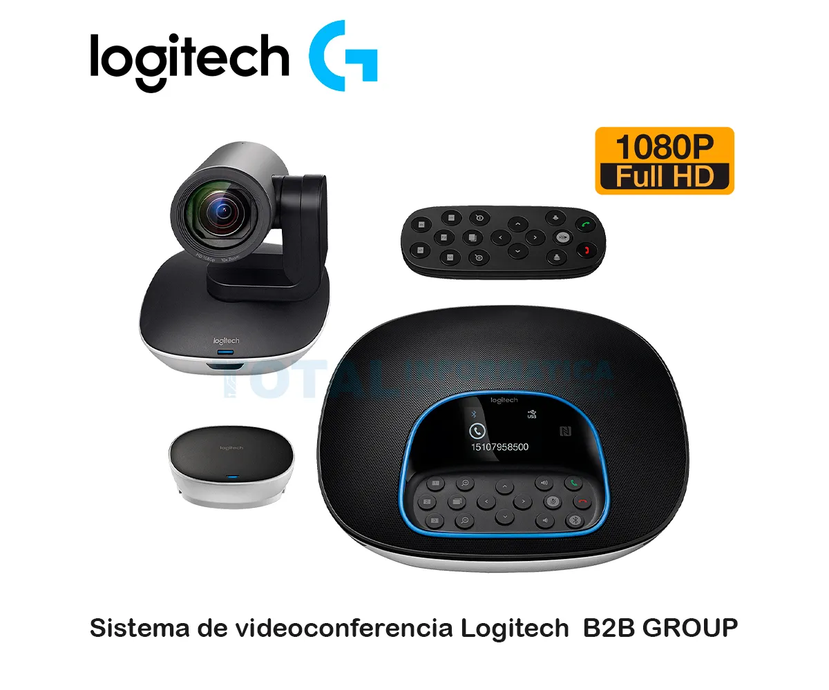 CAMARA WEB LOGITECH B2B ( 960-001054 ) GRUPO CONFERENCIA, NEGRA - imagen 1