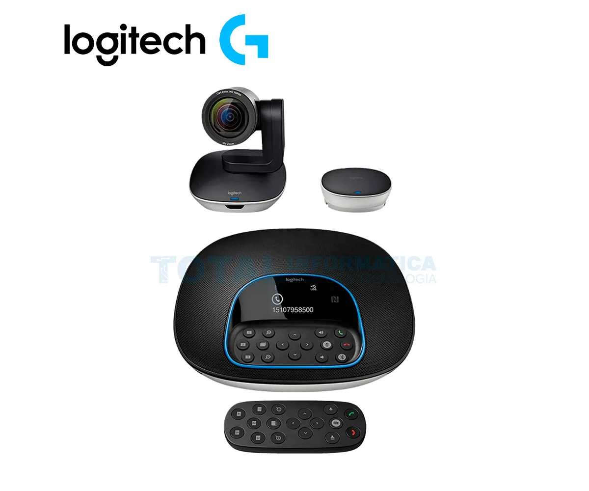 CAMARA LOGITECH B2B ( 960-001060 ) PAQUETE DE GRUPO CONFERENCECAM, NEGRO - imagen 3