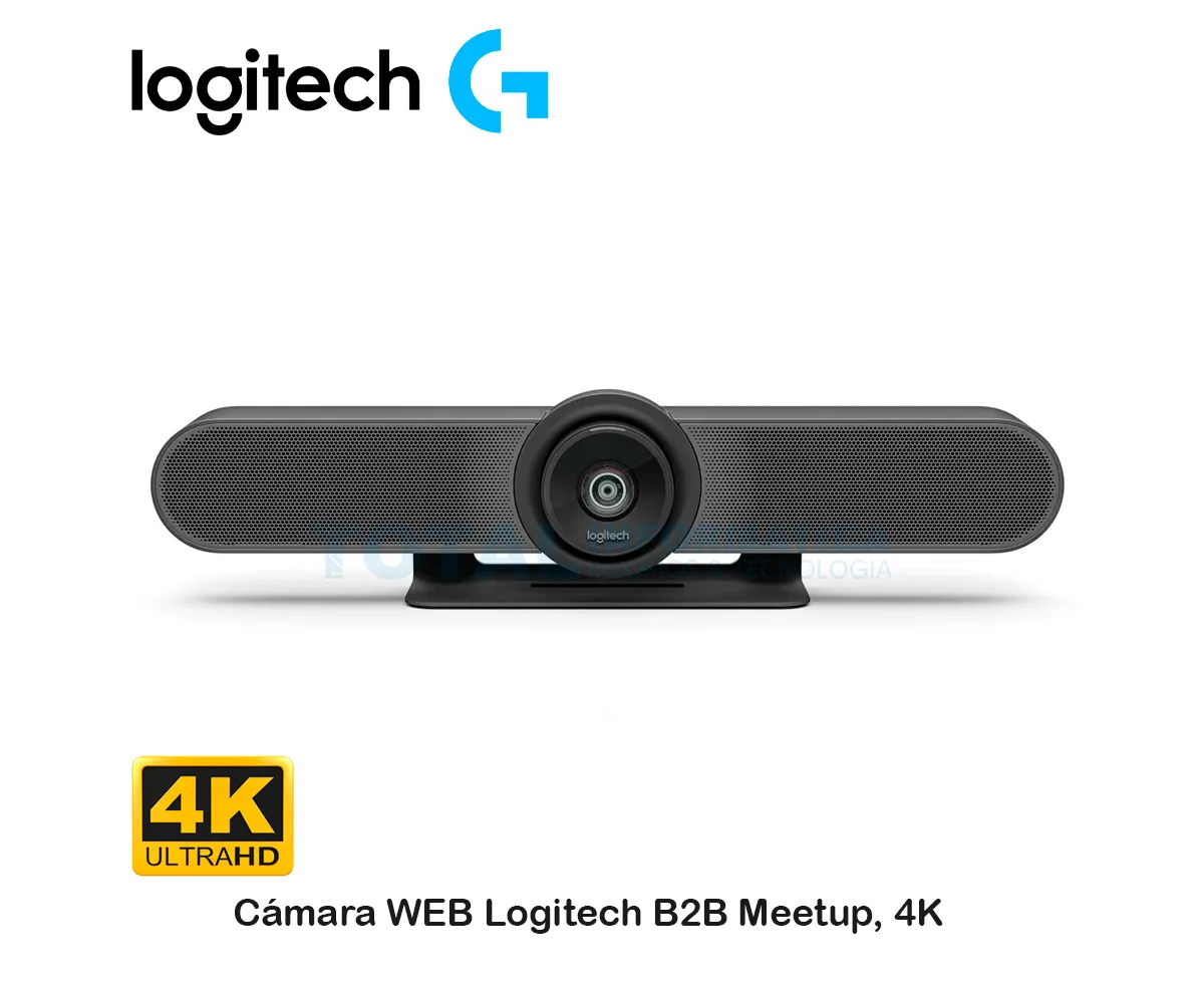 CAMARA WEB LOGITECH B2B MEETUP ( 960-001101 ) SENSOR DE IMAGEN 4K, NEGRA - imagen 1