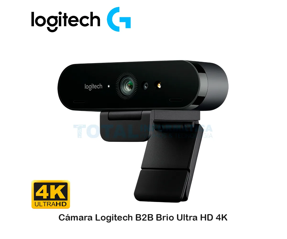 CAMARA WEB LOGITECH B2B BRIO ULTRA HD 4K ( 960-001105 ) NEGRA - imagen 1