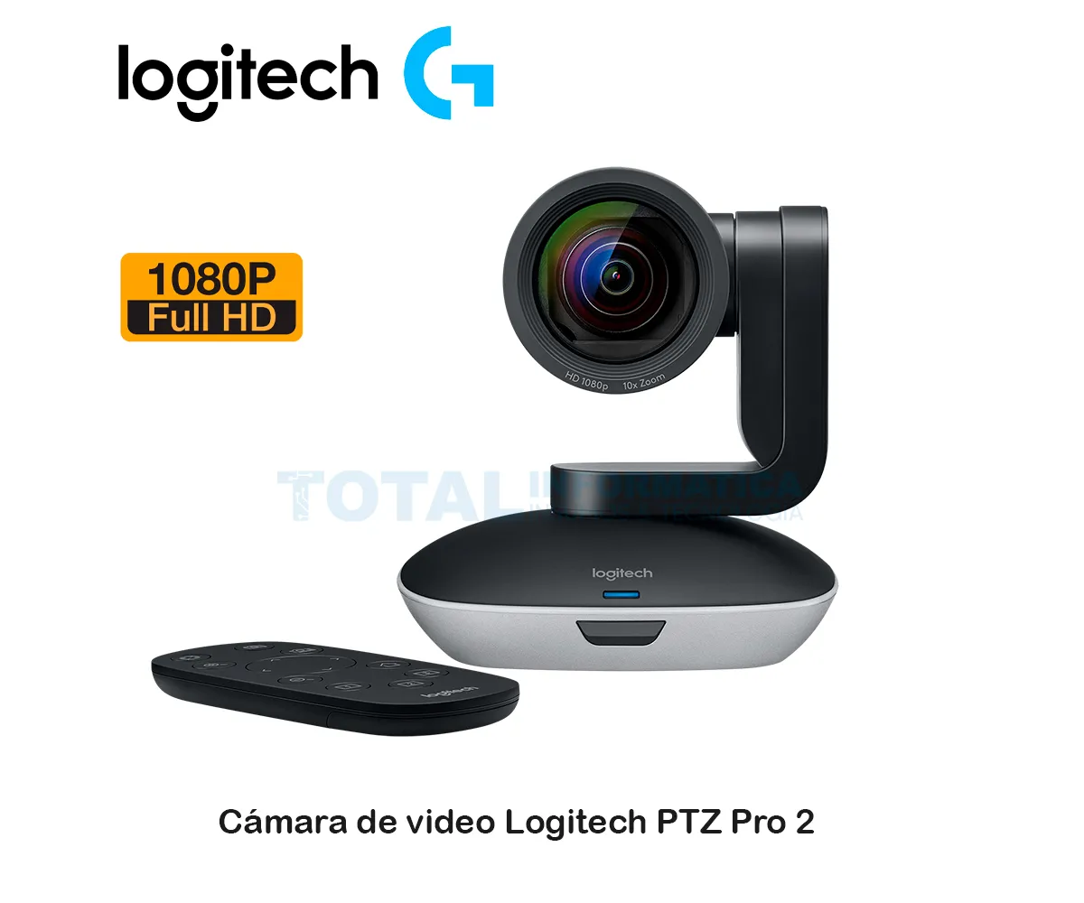 CAMARA LOGITECH B2B PTZ PRO 2 ( 960-001184 ) NEGRO/PLATA - imagen 1