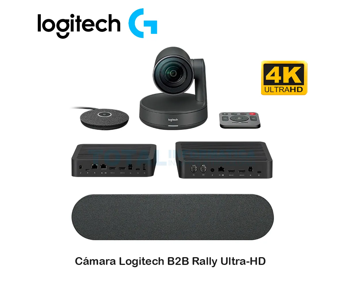 CAMARA WEB LOGITECH B2B RALLY ( 960-001217 ) KIT CÁMARA DE CONFERENCIAS, NEGRO - imagen 1