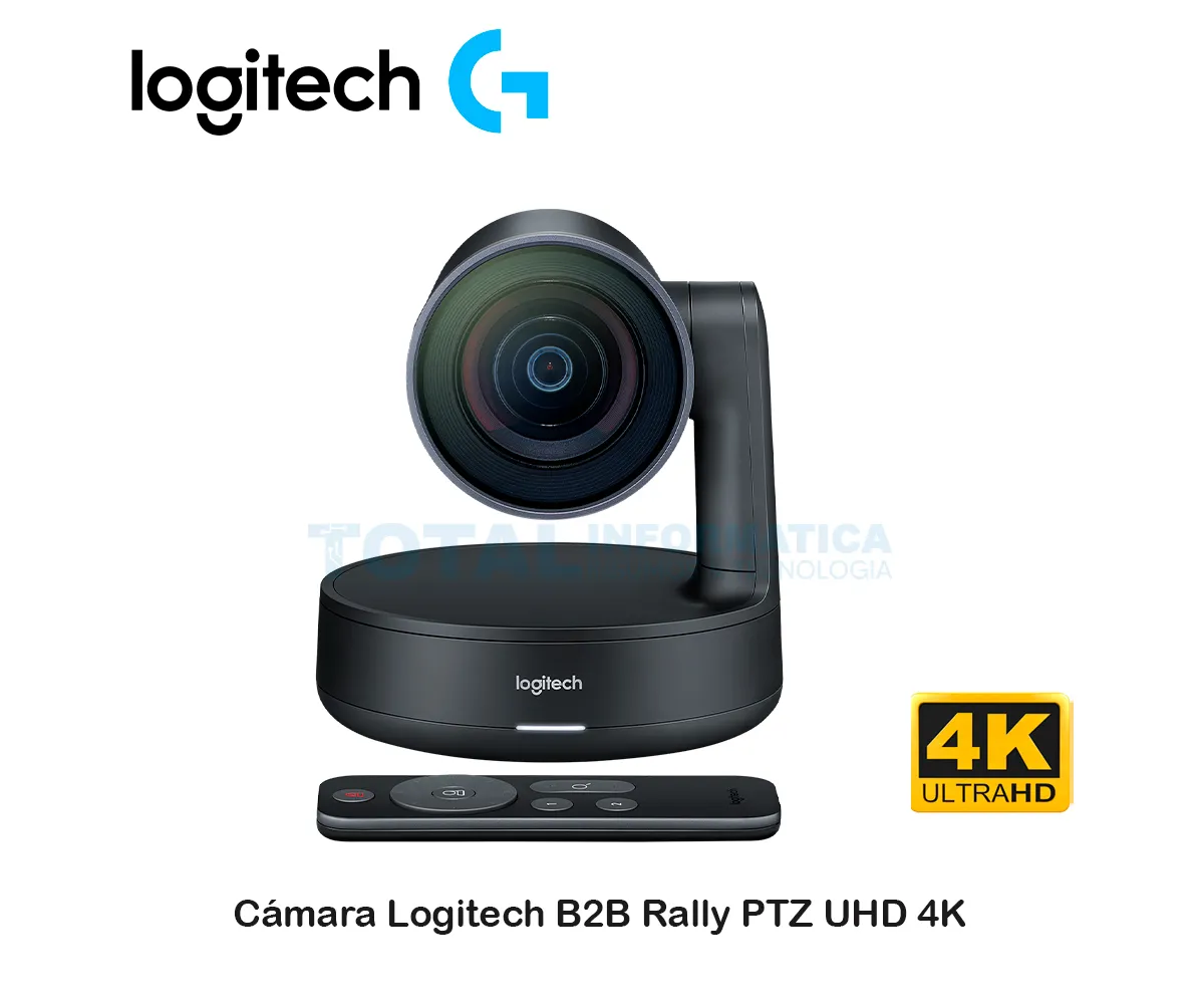 CAMARA WEB LOGITECH B2B RALLY PTZ UHD 4K ( 960-001226 ) NEGRA - imagen 1