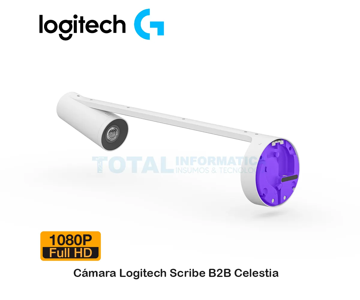 CAMARA LOGITECH SCRIBE B2B CELESTIA ( 960-001332 ) P/PIZARRA 1080P - imagen 1