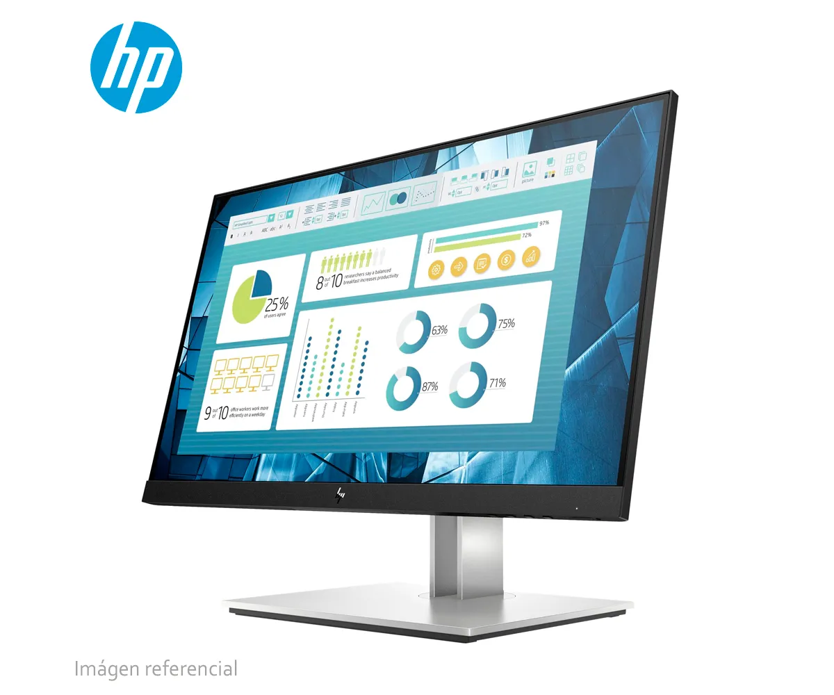 MONITOR HP E22 G4 21.5" 1920X1080, FHD IPS, VGA, HDMI, DP, USB TIPO-A 3.2 - imagen 2