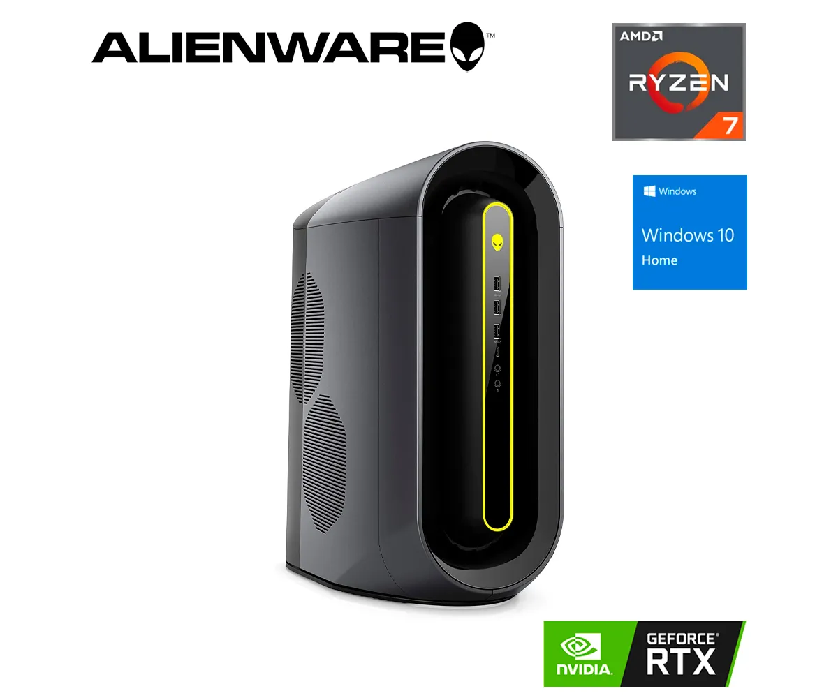 PC DELL ALIENWARE AURORA R10 GAMING, RYZEN 7 3800X 3.9GHZ, SSD 1TB PCIE, RAM 16GB, 8GB NVIDIA RTX 2080 SUPER, WIN 10 HOME - imagen 1