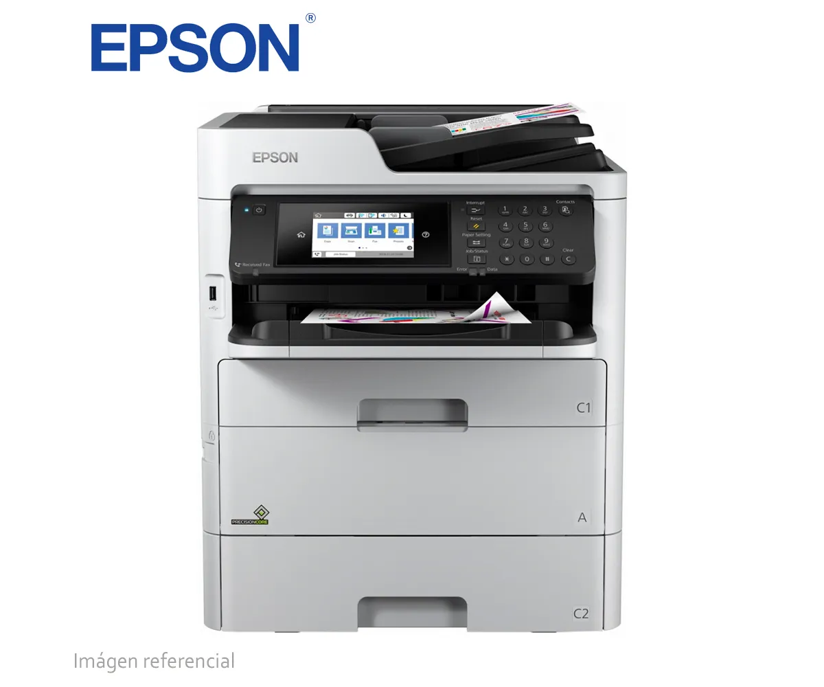 IMPRESORA EPSON WORKFORCE PRO WF-C579R, IMPRIME, ESCANEA, COPIA, FAX, WIFI - imagen 1