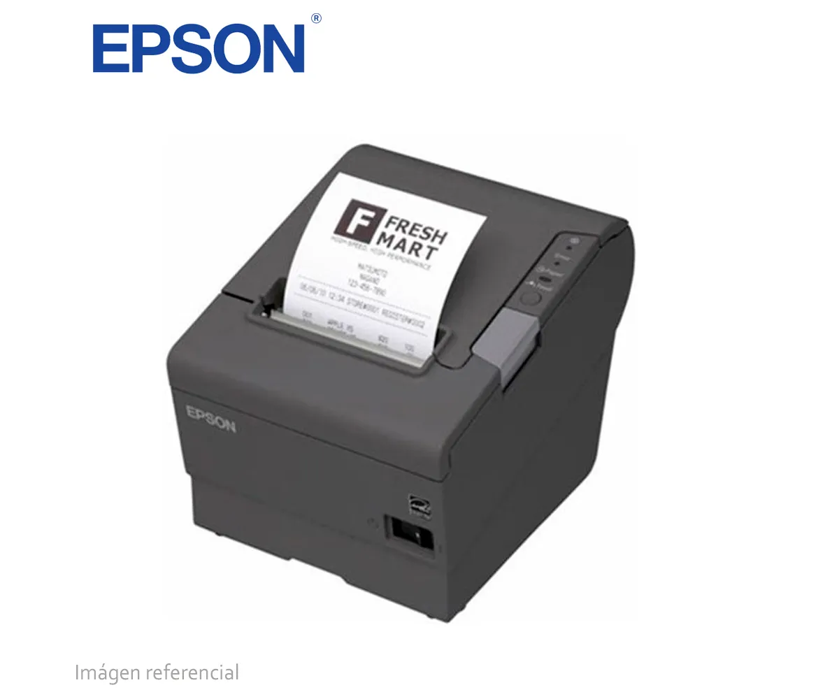 IMPRESORA TÉRMICA EPSON TM-T88V C31CA85656, MONOCROMÁTICA, SERIAL, USB 2.0 - imagen 2