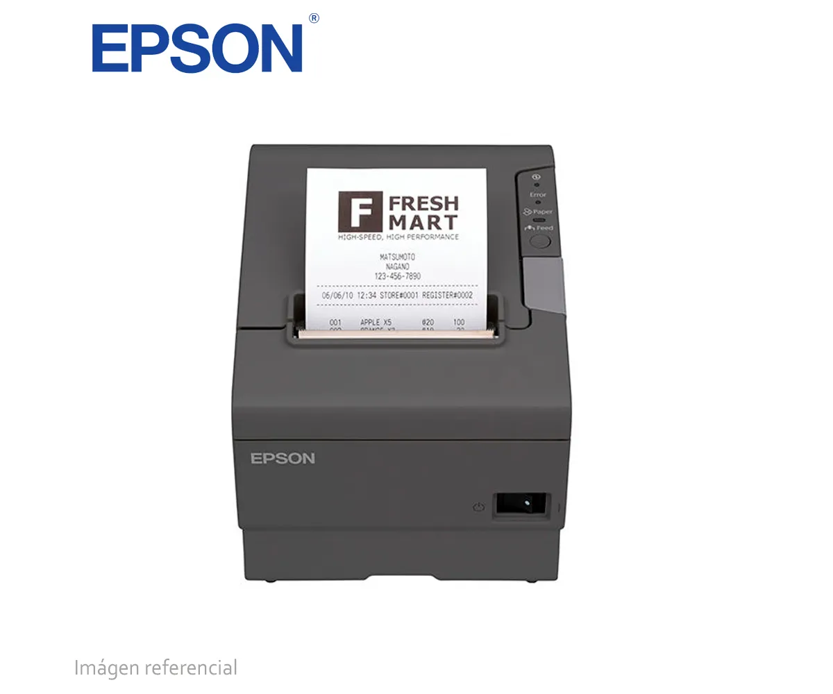 IMPRESORA TÉRMICA EPSON TM-T88V C31CA85656, MONOCROMÁTICA, SERIAL, USB 2.0 - imagen 1