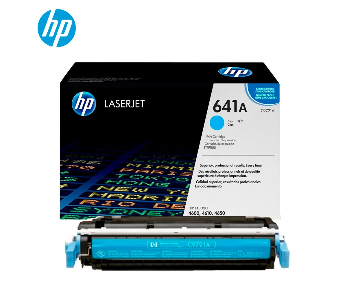 TONER HP 641A CYAN (C9721A) LASERJET 4600, 4610, T 4650, 8000 PAGINAS, - imagen 2