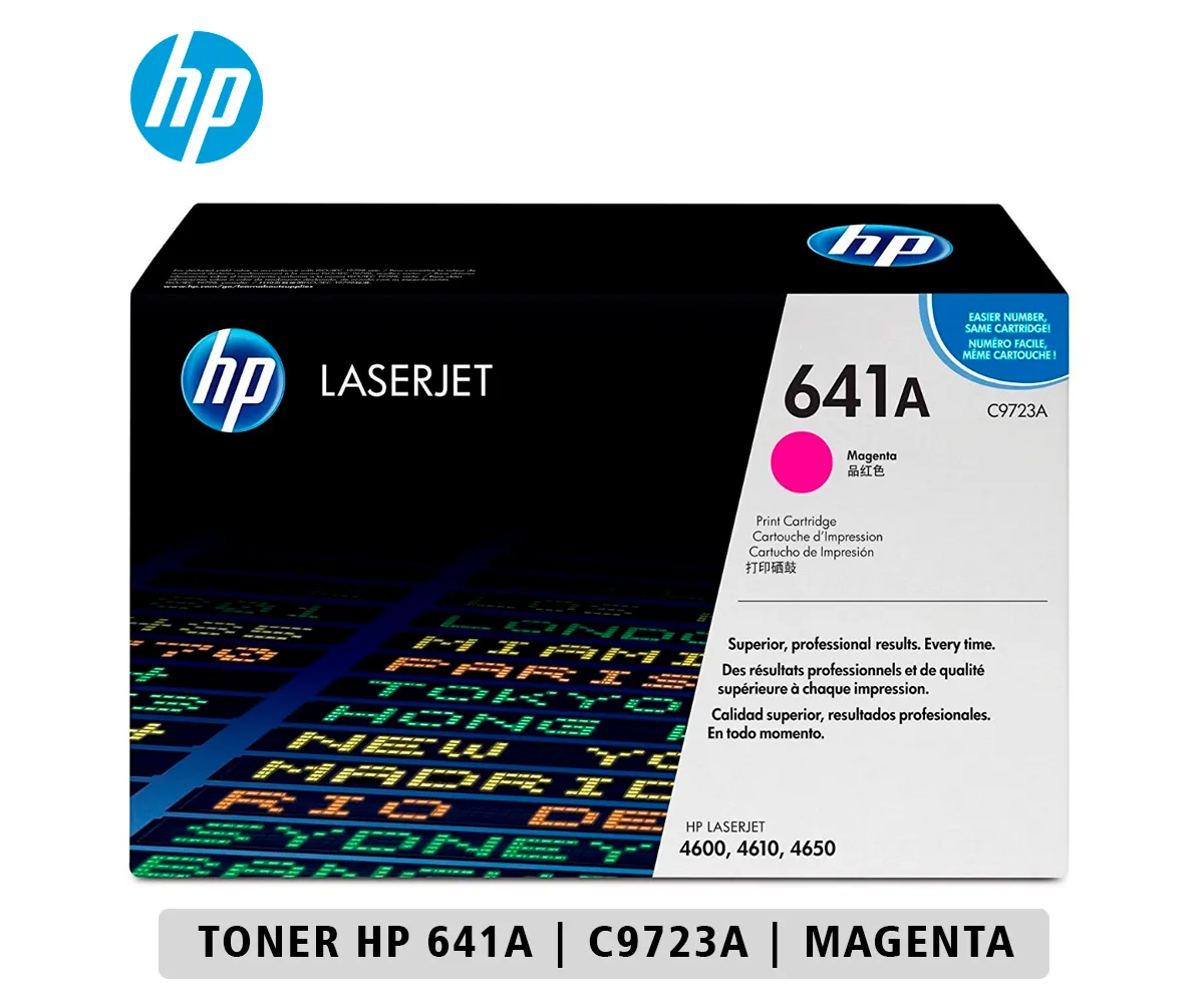 TONER HP 641A MAGENTA (C9723A) LASERJET 4600, 4610, 4650, 8000 PAGINAS - imagen 1