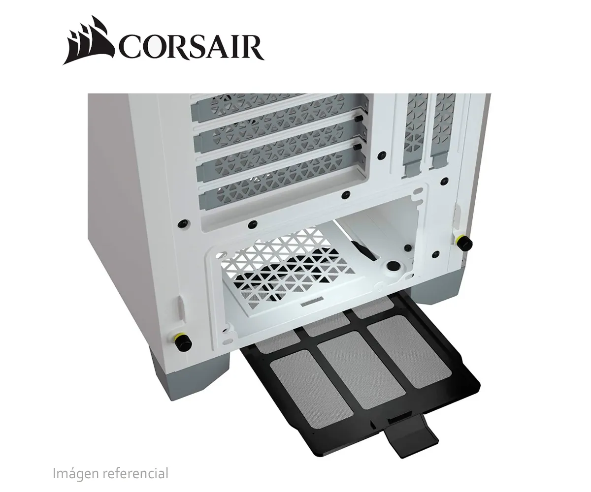 CASE CORSAIR (CC-9011201-WW) SEMITORRE 4000D AIRFLOW, MID TOWER, ATX, BLANCO. - imagen 5