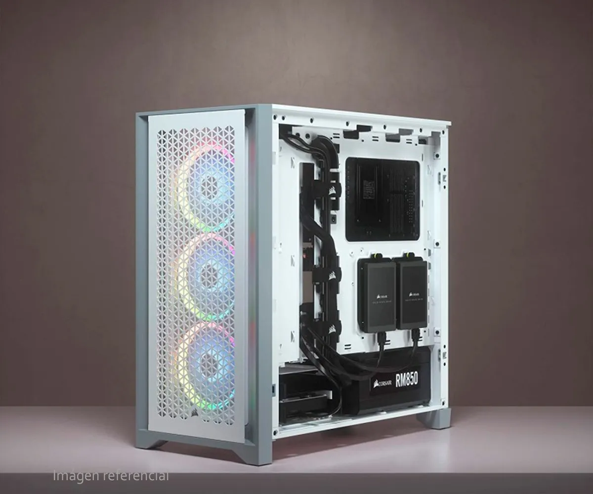 CASE CORSAIR (CC-9011201-WW) SEMITORRE 4000D AIRFLOW, MID TOWER, ATX, BLANCO. - imagen 6