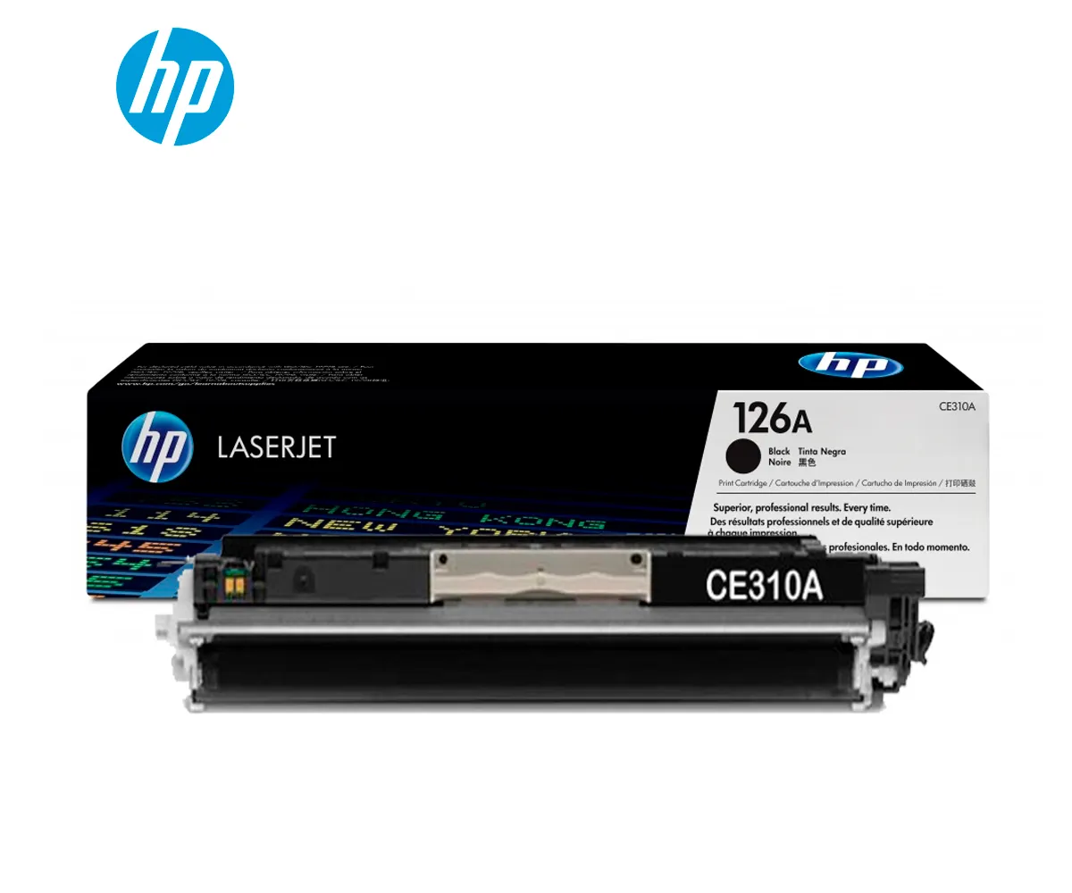 TONER HP 126A BLACK (CE310A) LASERJET CP1025NW, 1200 PÁGINAS. - imagen 2