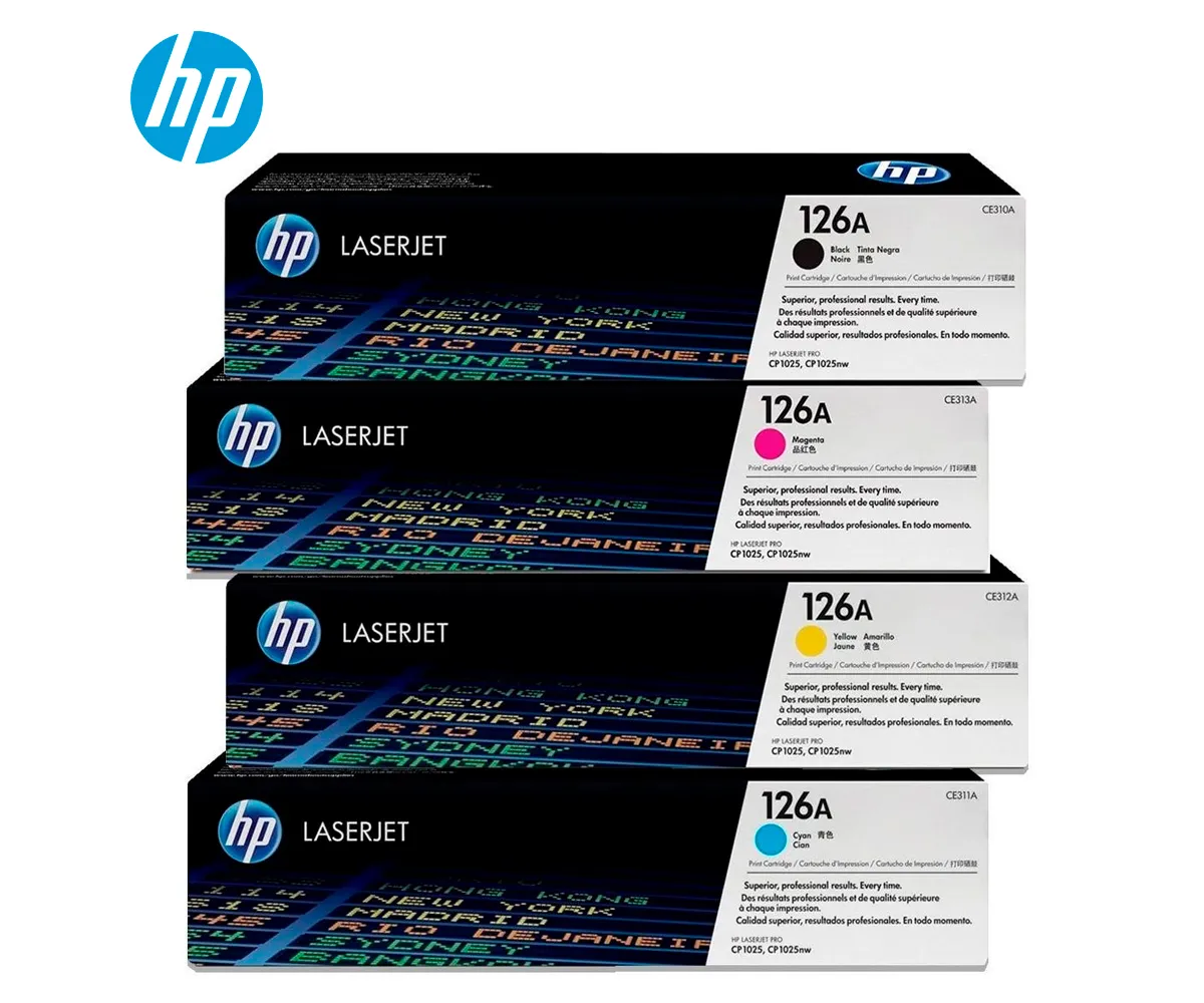 TONER HP 126A BLACK (CE310A) LASERJET CP1025NW, 1200 PÁGINAS. - imagen 4