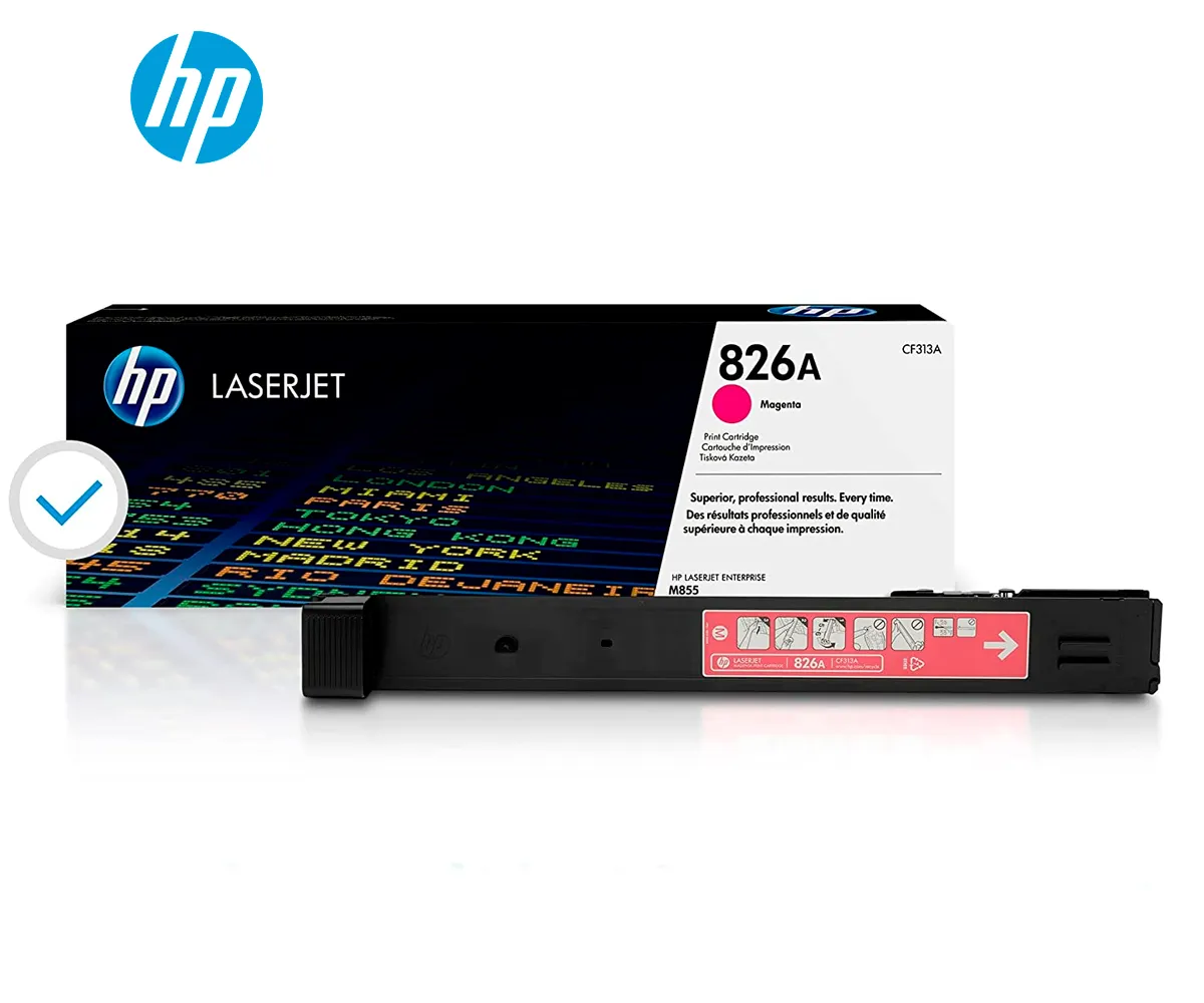TONER HP 826A MAGENTA (CF313A) LASERJET M855DN 31,500 PÁGINAS. - imagen 2