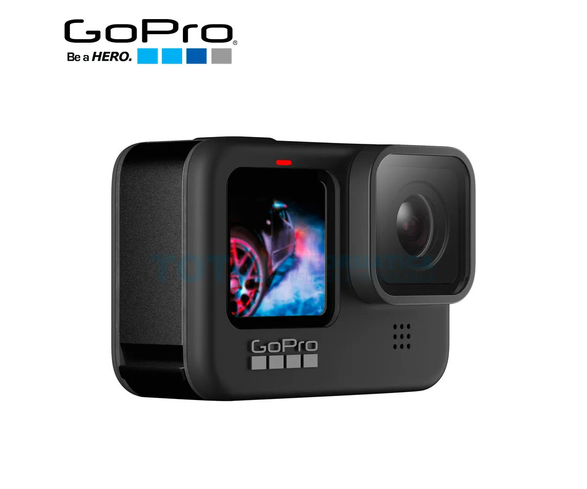 VIDEOCÁMARA DIGITAL GOPRO HERO9, PANTALLA TÁCTIL LCD, 5K, INALÁMBRICA, NEGRO - imagen 2