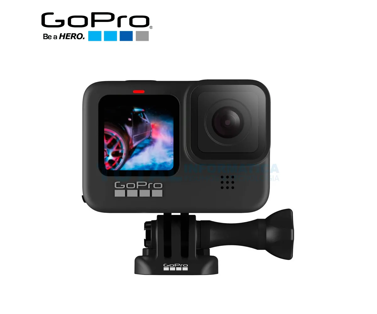 VIDEOCÁMARA DIGITAL GOPRO HERO9, PANTALLA TÁCTIL LCD, 5K, INALÁMBRICA, NEGRO - imagen 1
