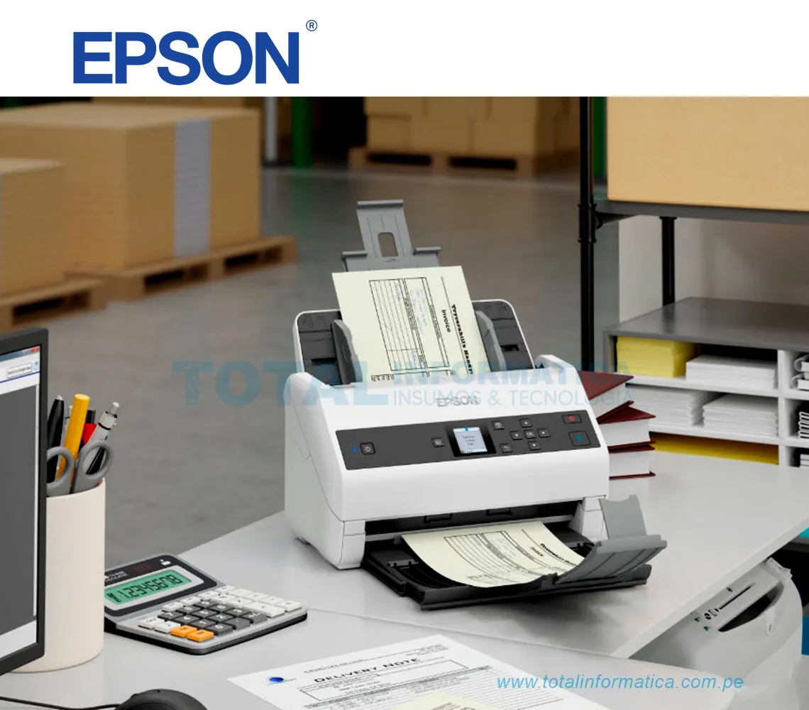 ESCÁNER EPSON WORKFORCE DS-870, 600DPI, 65 PPM, 130 IPM, ADF - imagen 3