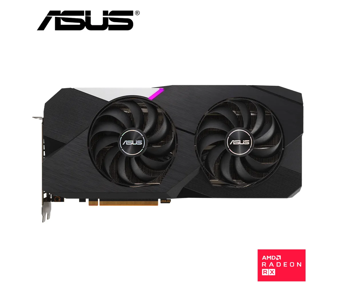 TARJETA DE VIDEO ASUS RADEON RX DUAL-RX6700XT-O12G, GDDR6, HDMI - DP, 192 BITS - imagen 2