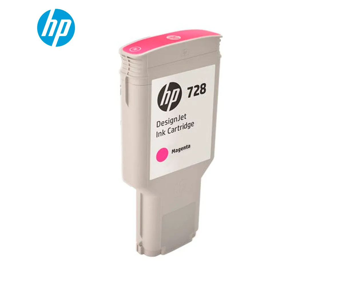 TINTA HP 728 MAGENTA F9K16A DESIGNJET T730, T830, 300 ML - imagen 2