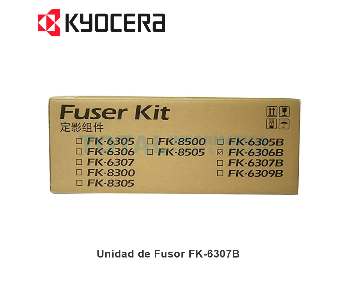 UNIDAD DE FUSOR KYOCERA FK-6307B, 302LH93116 - imagen 1