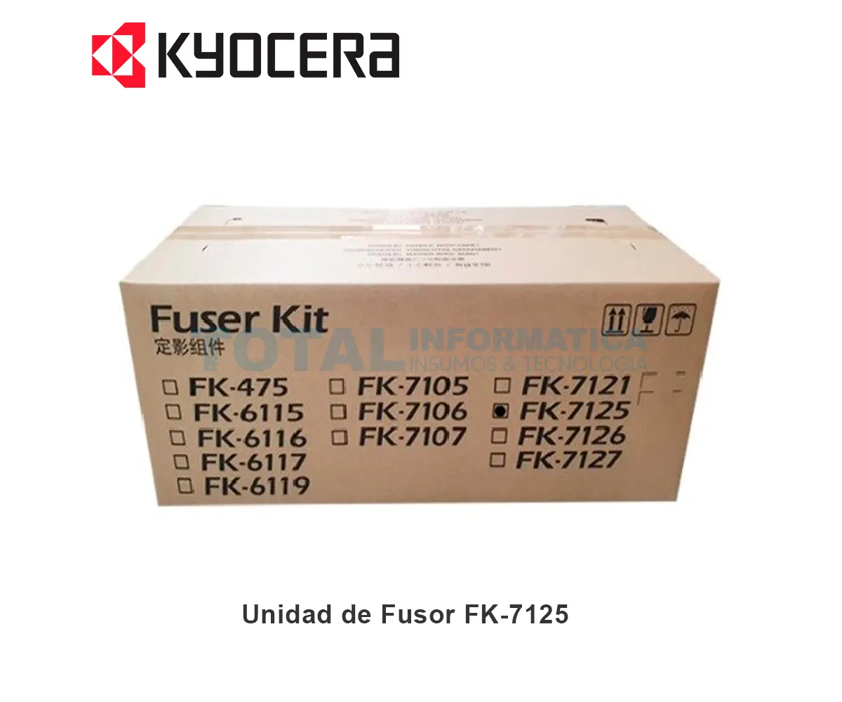 UNIDAD DE FUSOR KYOCERA FK-7125, 302V693050 - imagen 1