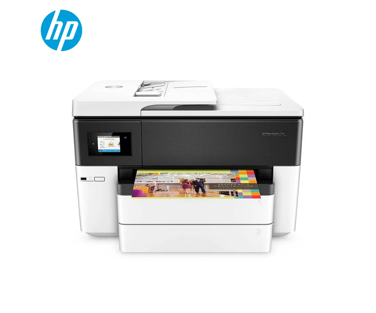 MULTIFUNCIONAL HP OFFICEJET PRO 7740 G5J38A, IMPRESORA A INYECCION, FAX, USB, WIFI - imagen 1