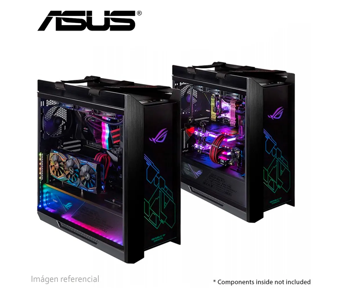 CASES ASUS STX HELIOS BLACK (GX601 ROG STRIX HELIOS CASE/BK) CON PANEL FRONTAL USB 3.1, VIDRIO TEMPLADO AHUMADO - imagen 6