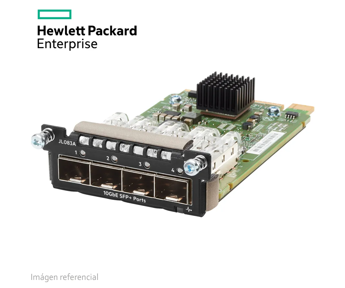 MÓDULO CONMUTADOR DE RED ARUBA HPE 3810M JL083A, 4 SFP+, 10 GBPS. - imagen 1