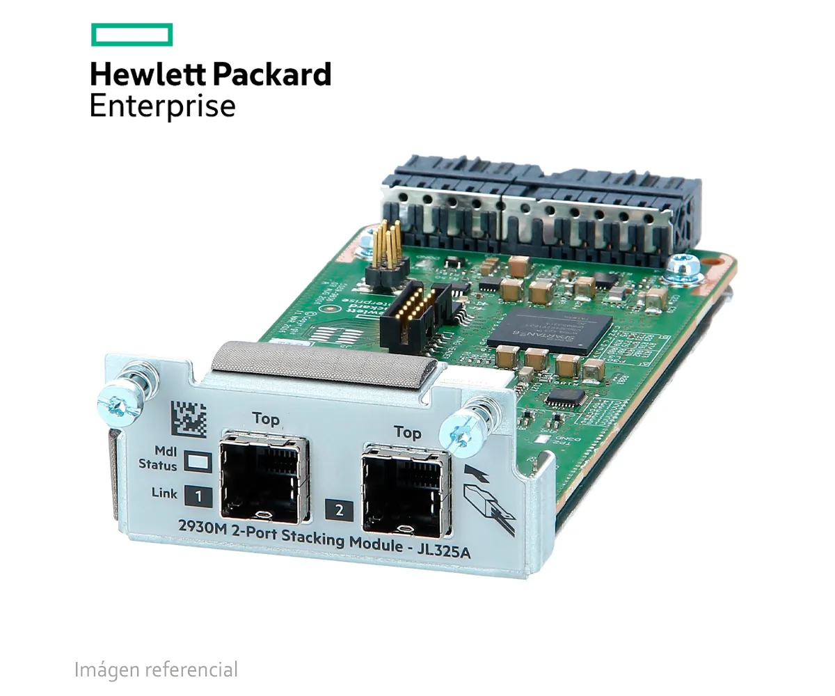 HPE ARUBA 2930 JL325A, SWITCH, MÓDULO DE APILAMIENTO DE 2 PUERTOS - imagen 1