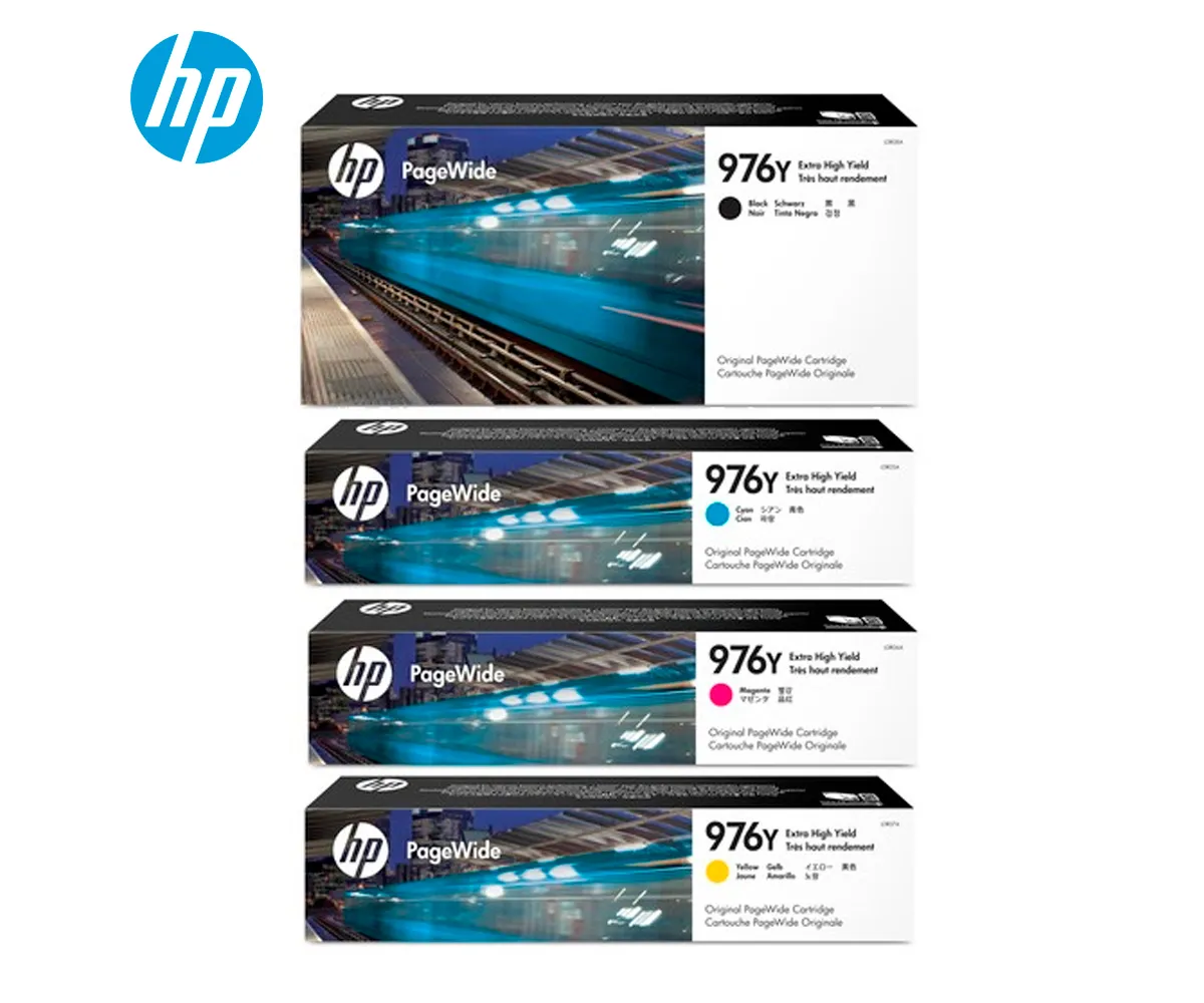 TINTA HP 976Y YELLOW L0R07A PAGE WIDE PRO 552, 577, 13000 PAGINAS - imagen 3