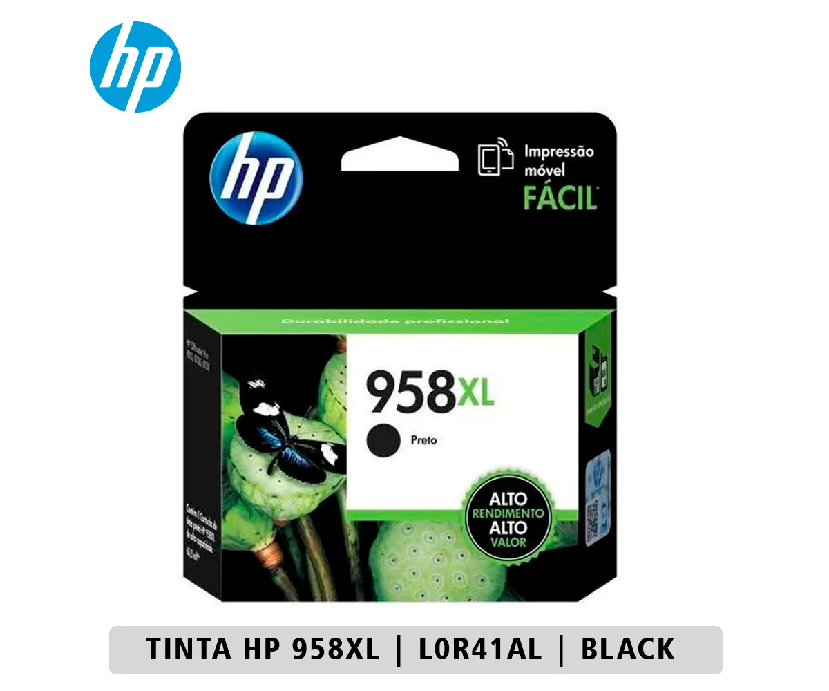 TINTA HP 958XL BLACK L0R41AL, OFFICEJET PRO 7740, 8210, 8720, 3000 PAGINA - imagen 1