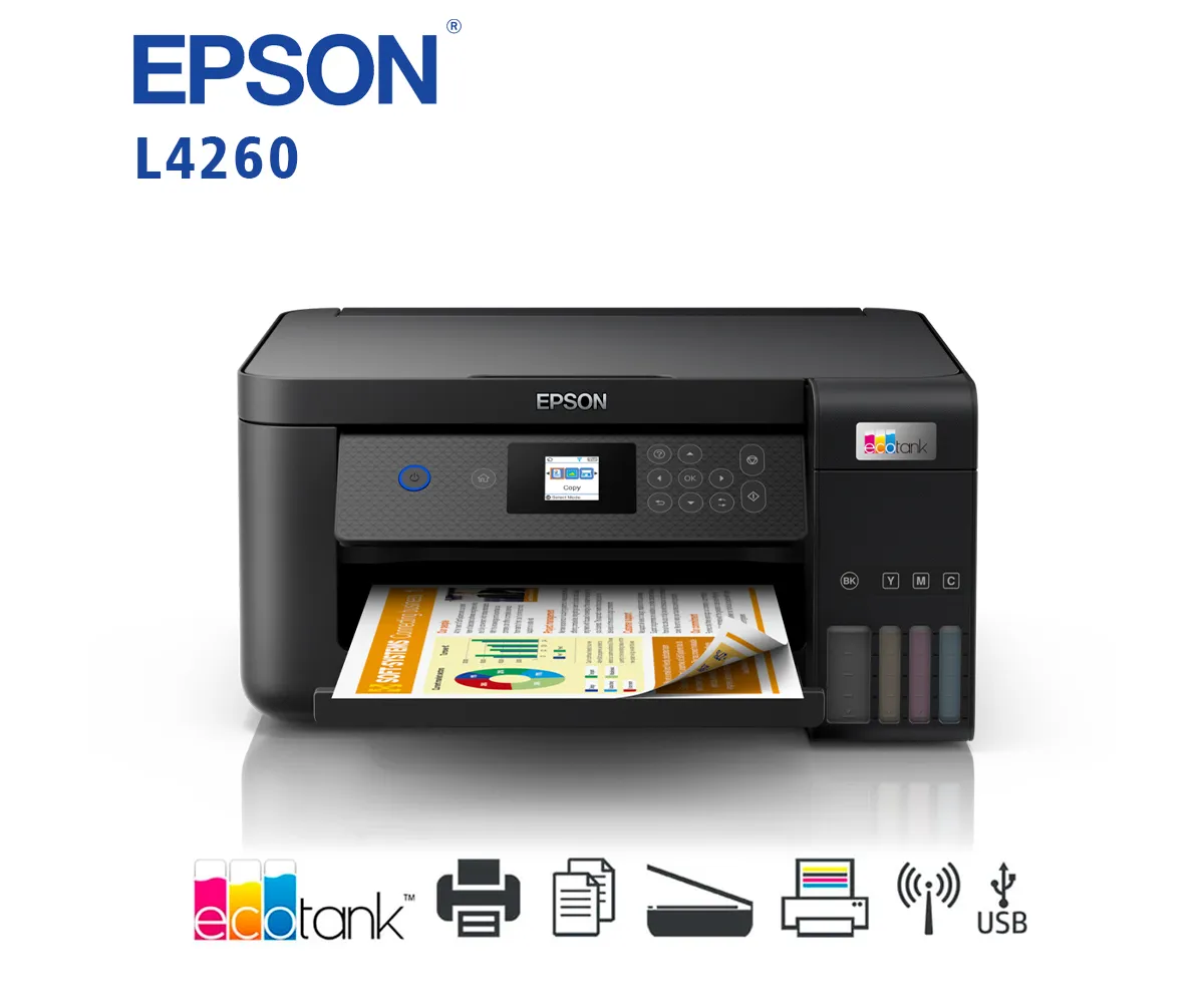 MULTIFUNCIONAL EPSON L4260, IMPRESORA A INYECCION, DUPLEX, WI-FI, USB. - imagen 1