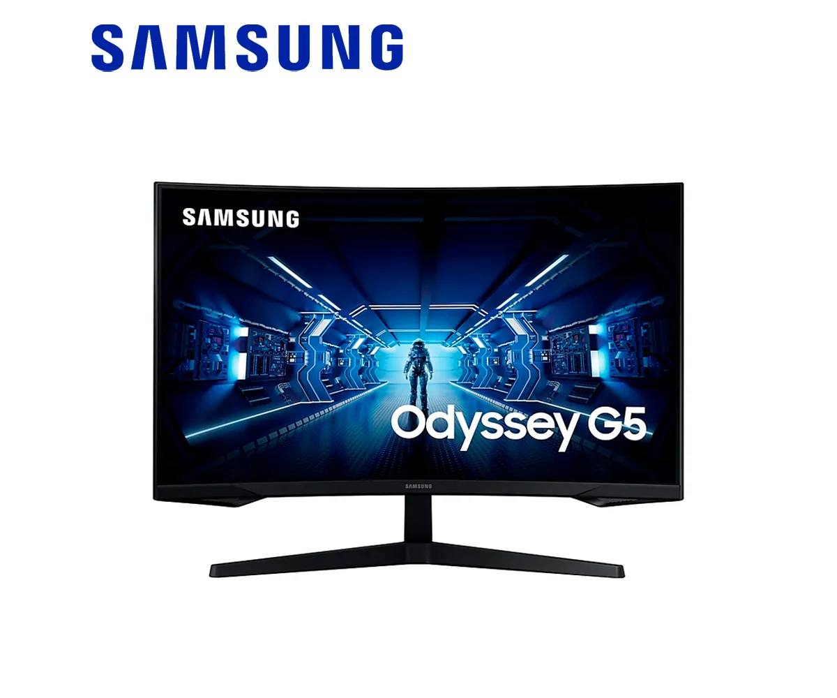 MONITOR SAMSUNG ODYSSEY G5 CURVED 32" 2560 X 1440, VA, 144 HZ, HDMI, HEADPHONE - imagen 1