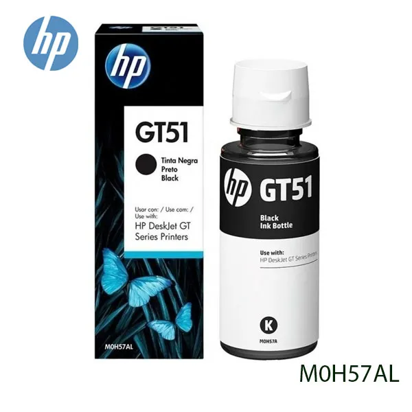 TINTA HP M0H57AL GT51 DESKJET GT 5810, 5820 BLACK (5,000 PAG) - imagen 1