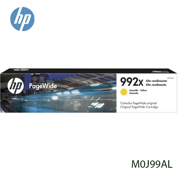 TINTA HP M0J99AL PAGE WIDE PRO 772DW, 777Z, 750DW (NÂº 992X) YELLOW (16,000PAG) - imagen 1