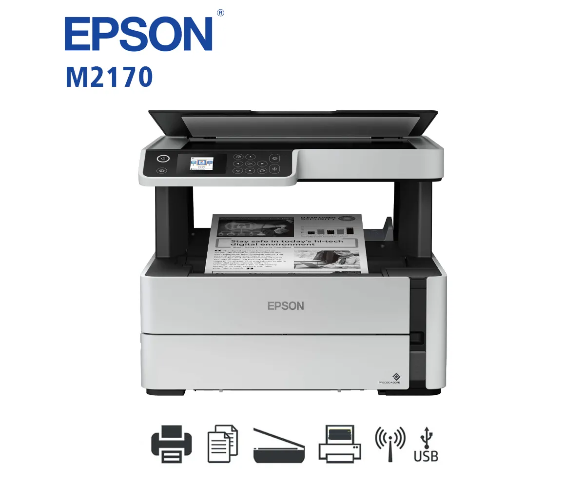 MULTIFUNCIONAL EPSON ECOTANK M2170, IMPRESORA MONOCROMATICA, WIFI - imagen 1