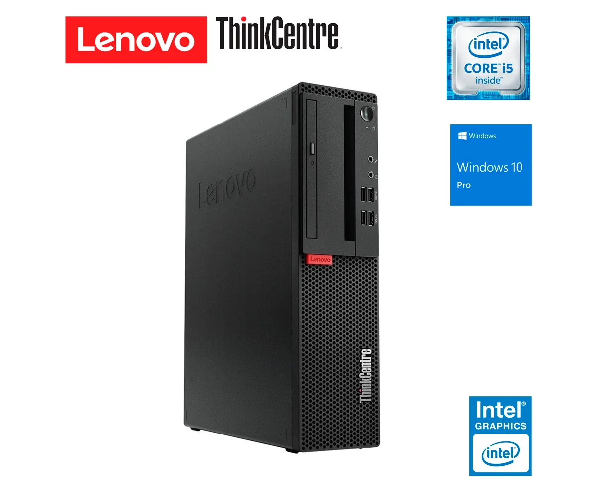 CPU LENOVO THINKCENTRE M700 SFF, CORE I5-7500 3.4 GHZ, RAM 12GB, HDD 1TB , DVD, WINDOWS 10 PRO - imagen 1