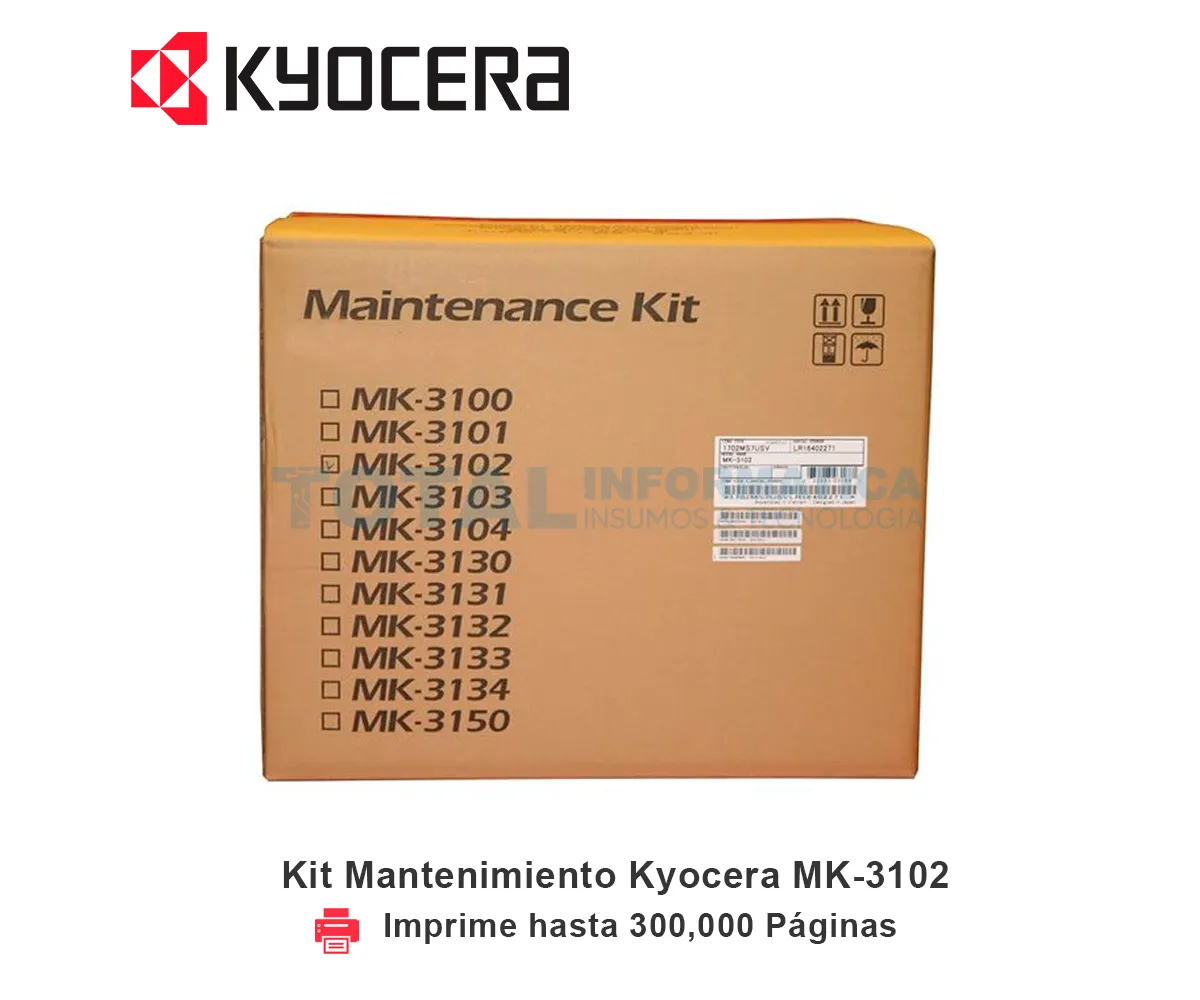 KIT MANTENIMIENTO KYOCERA MK-3102, 1702MS8USV - imagen 1