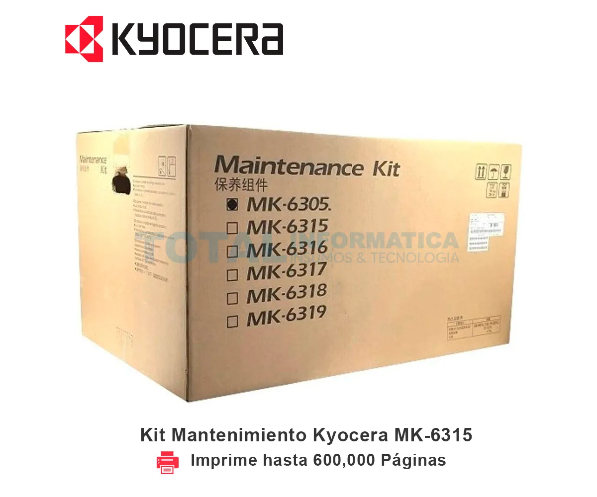 KIT MANTENIMIENTO KYOCERA MK-6315, TASKALFA, 1702N98NL1 - imagen 1