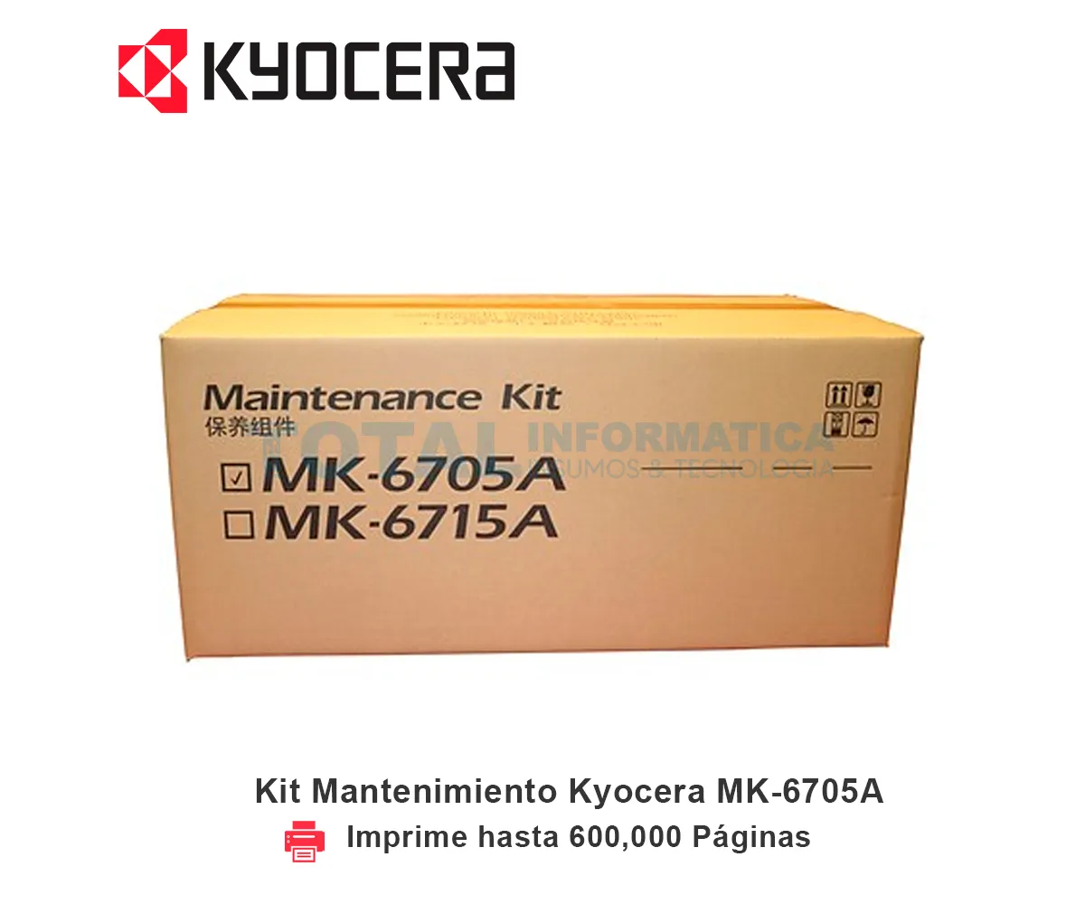 KIT MANTENIMIENTO KYOCERA MK-6705A, TASKALFA, 1702LF0UN0 - imagen 1