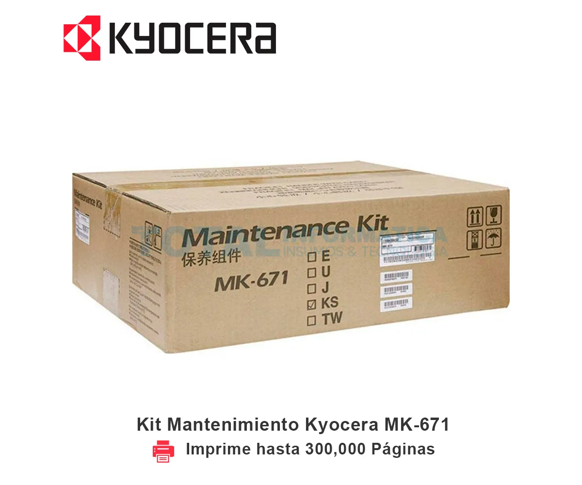 KIT MANTENIMIENTO KYOCERA MK-671, 1702H08NL0 - imagen 1